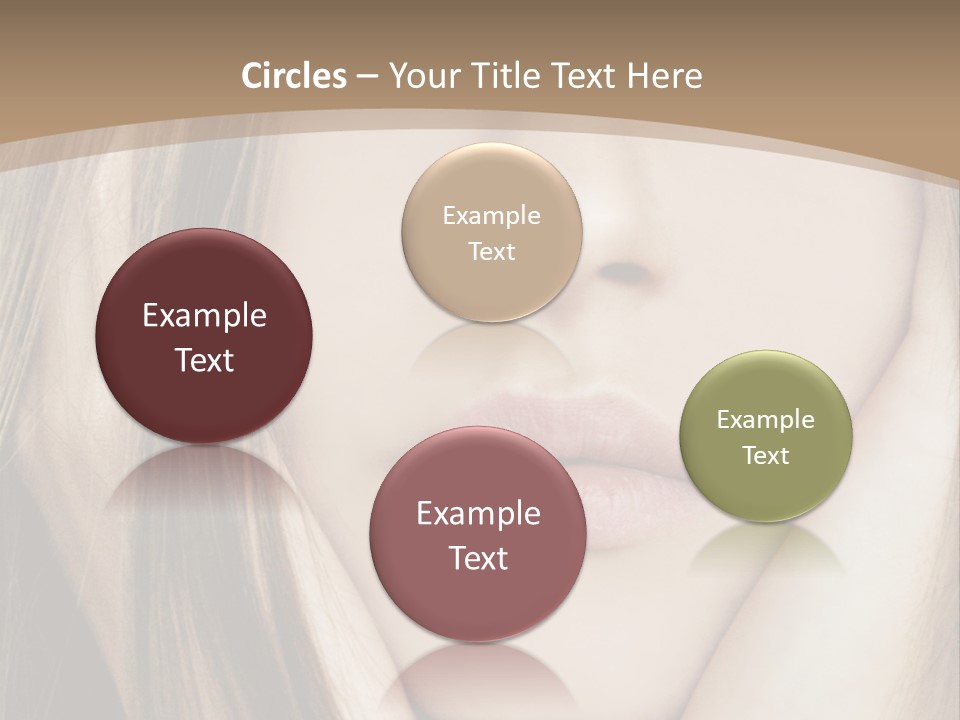 Lips Charm Serious PowerPoint Template