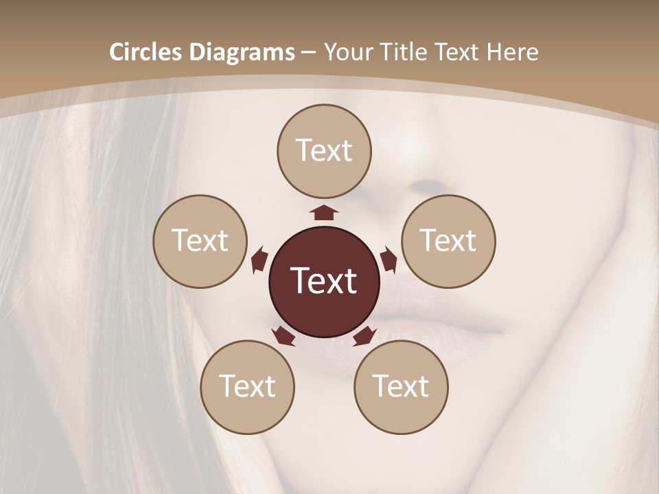 Lips Charm Serious PowerPoint Template