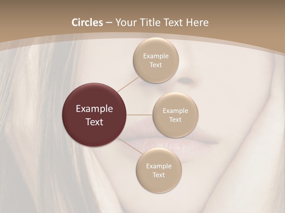 Lips Charm Serious PowerPoint Template
