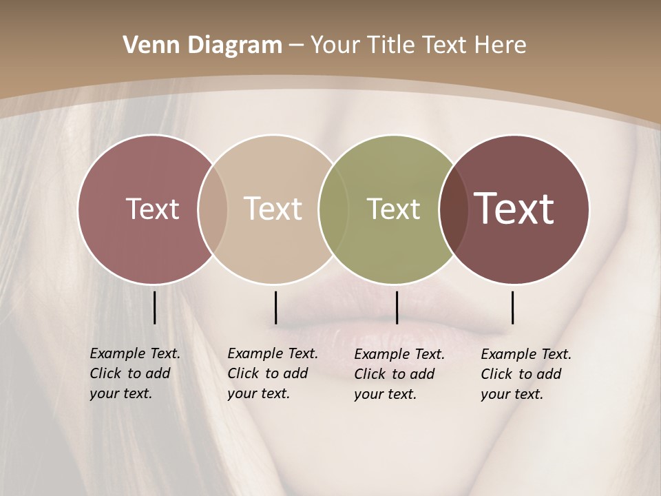 Lips Charm Serious PowerPoint Template