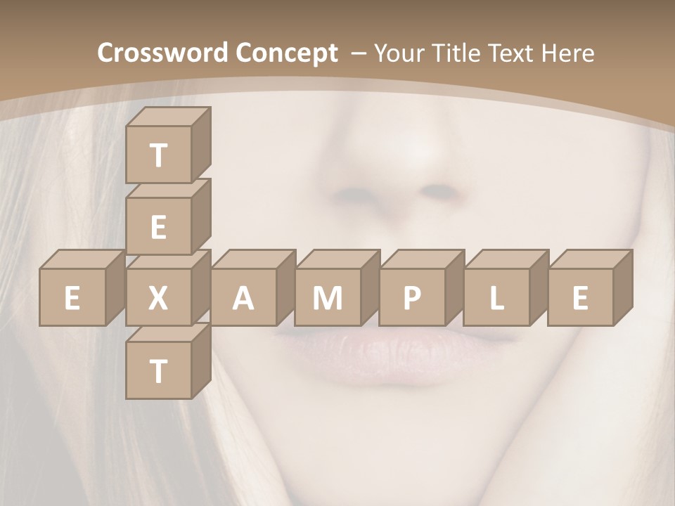 Lips Charm Serious PowerPoint Template