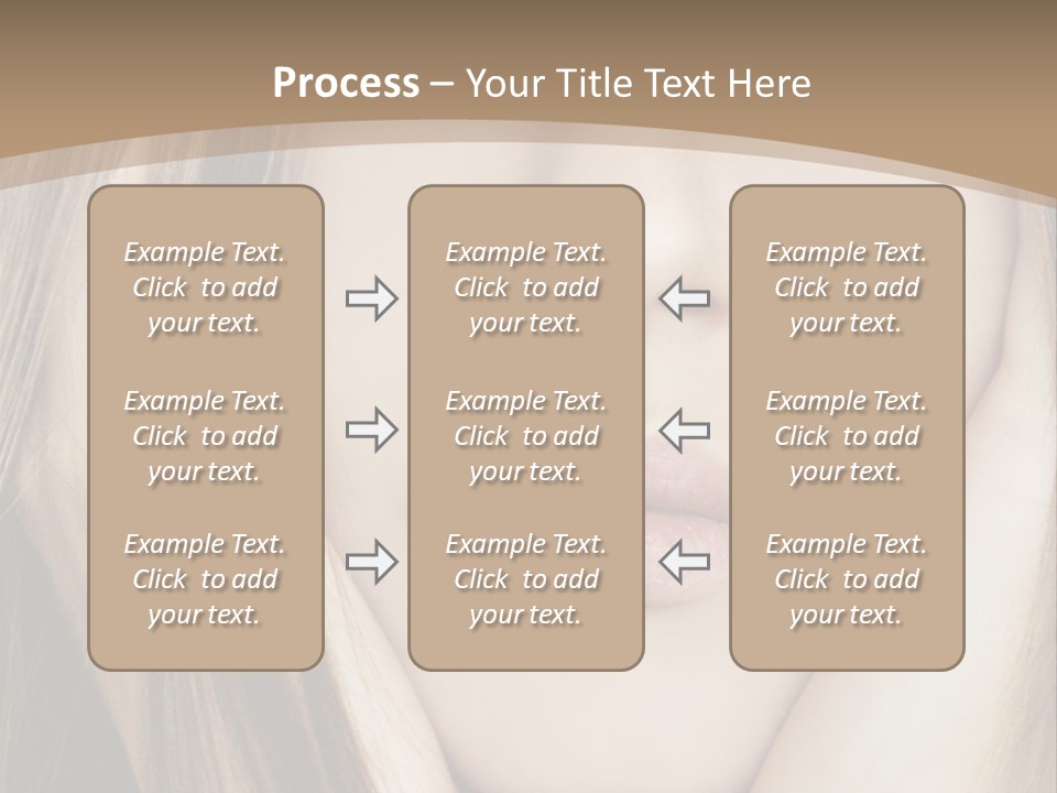 Lips Charm Serious PowerPoint Template