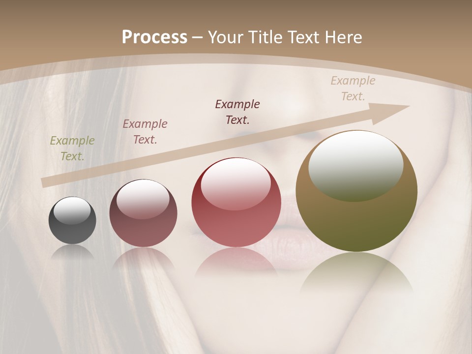 Lips Charm Serious PowerPoint Template