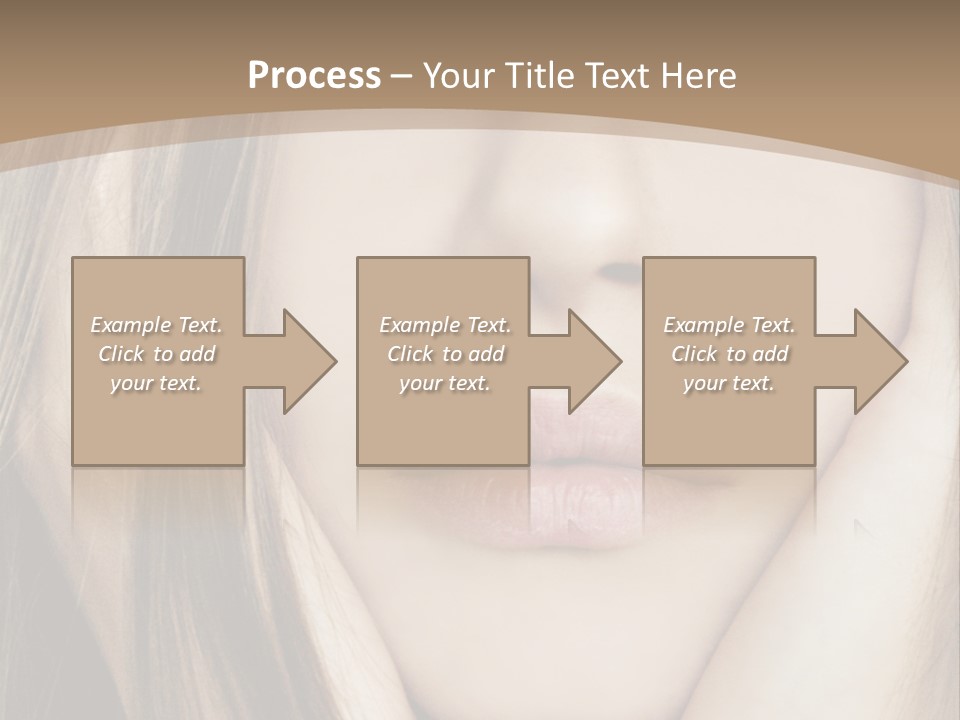 Lips Charm Serious PowerPoint Template