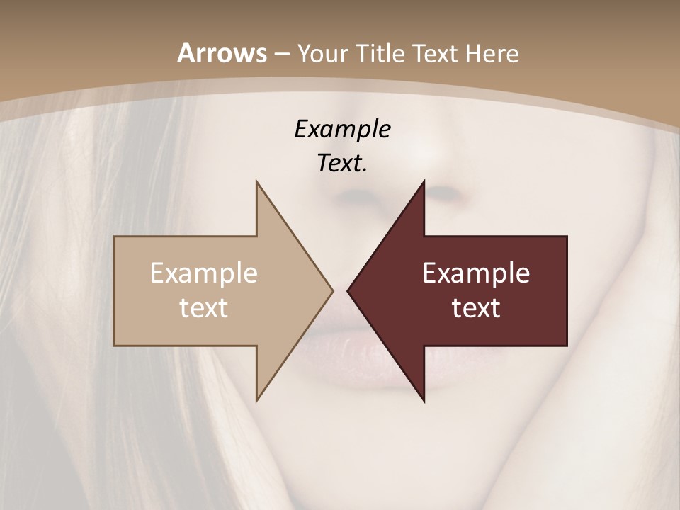 Lips Charm Serious PowerPoint Template