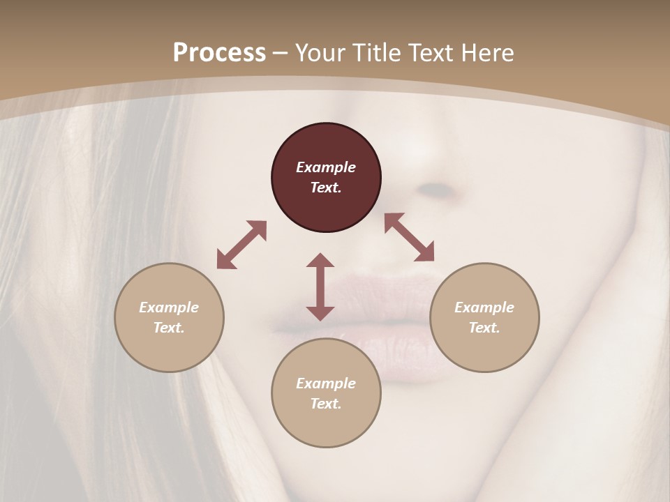 Lips Charm Serious PowerPoint Template