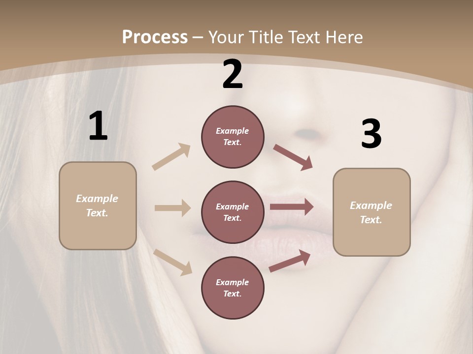 Lips Charm Serious PowerPoint Template