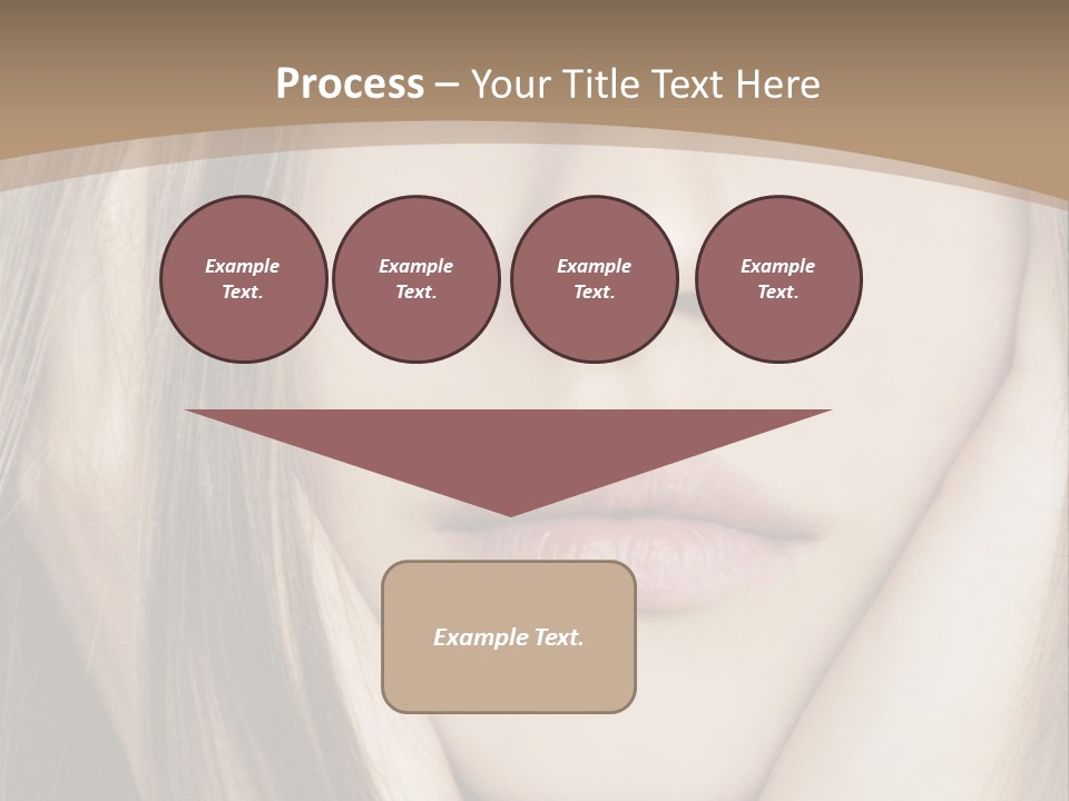 Lips Charm Serious PowerPoint Template