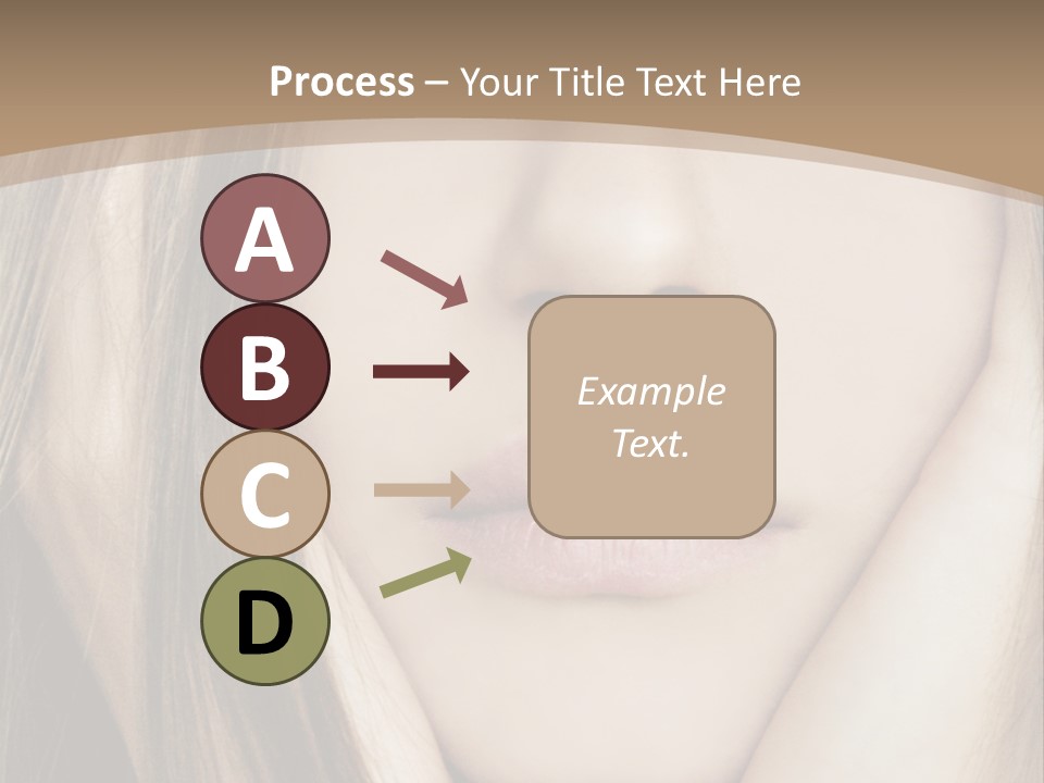 Lips Charm Serious PowerPoint Template