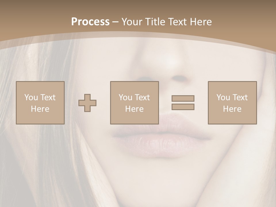 Lips Charm Serious PowerPoint Template