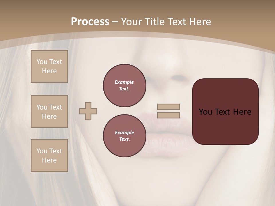 Lips Charm Serious PowerPoint Template