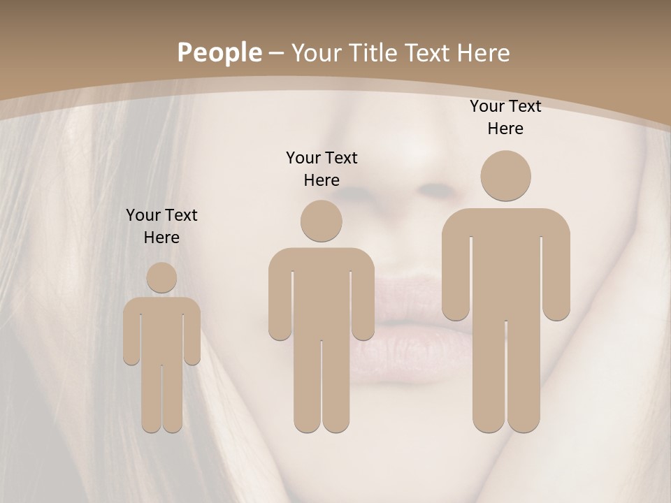Lips Charm Serious PowerPoint Template