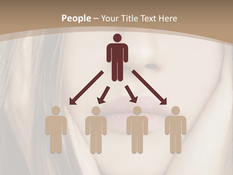 Lips Charm Serious PowerPoint Template