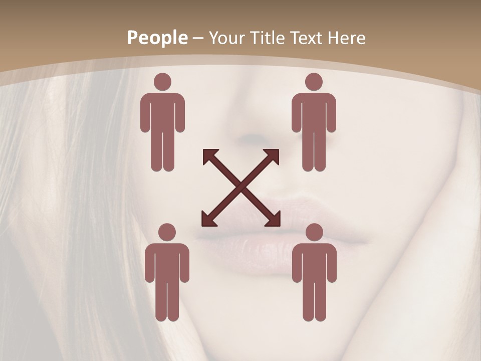 Lips Charm Serious PowerPoint Template