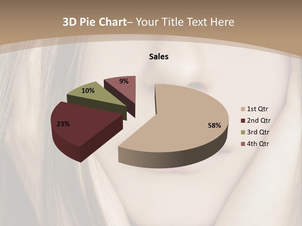 Lips Charm Serious PowerPoint Template