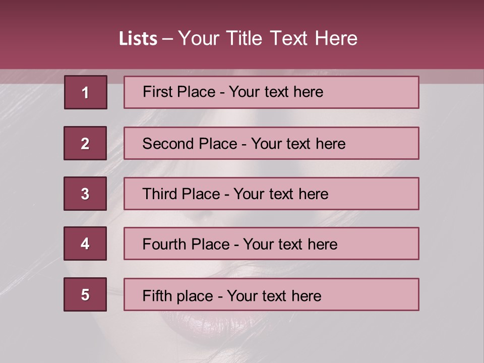 Healthy Natural Feminine PowerPoint Template