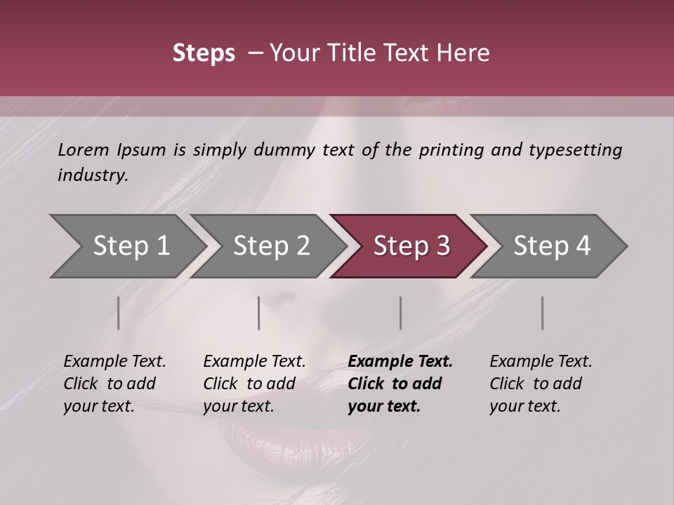 Healthy Natural Feminine PowerPoint Template