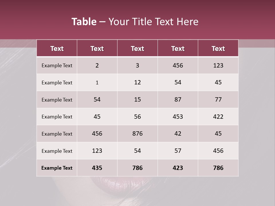 Healthy Natural Feminine PowerPoint Template