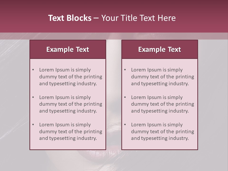 Healthy Natural Feminine PowerPoint Template