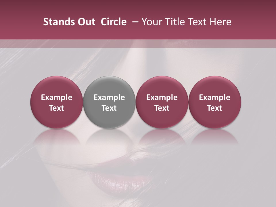 Healthy Natural Feminine PowerPoint Template