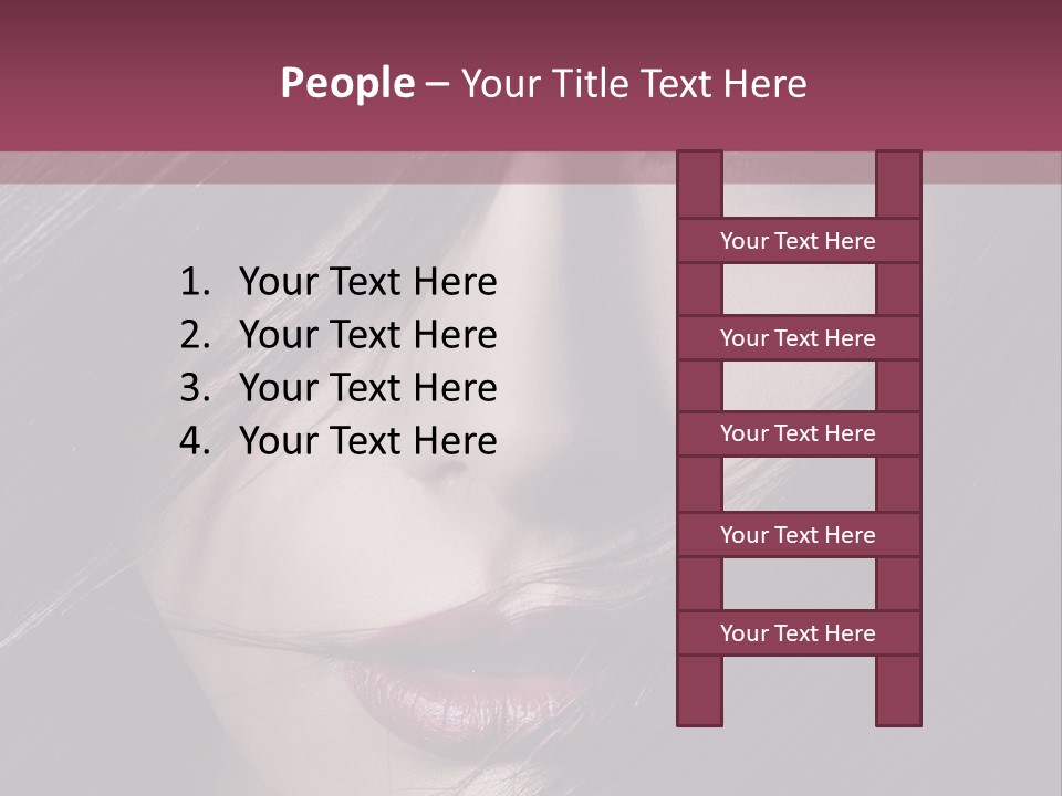 Healthy Natural Feminine PowerPoint Template