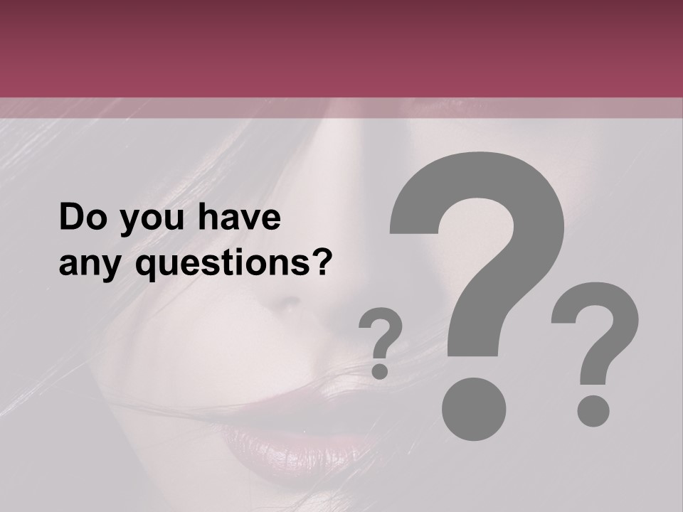 Healthy Natural Feminine PowerPoint Template