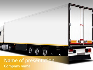 Auto Cargo Fast PowerPoint Template