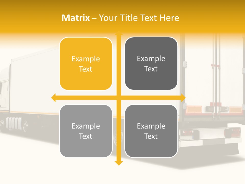 Auto Cargo Fast PowerPoint Template