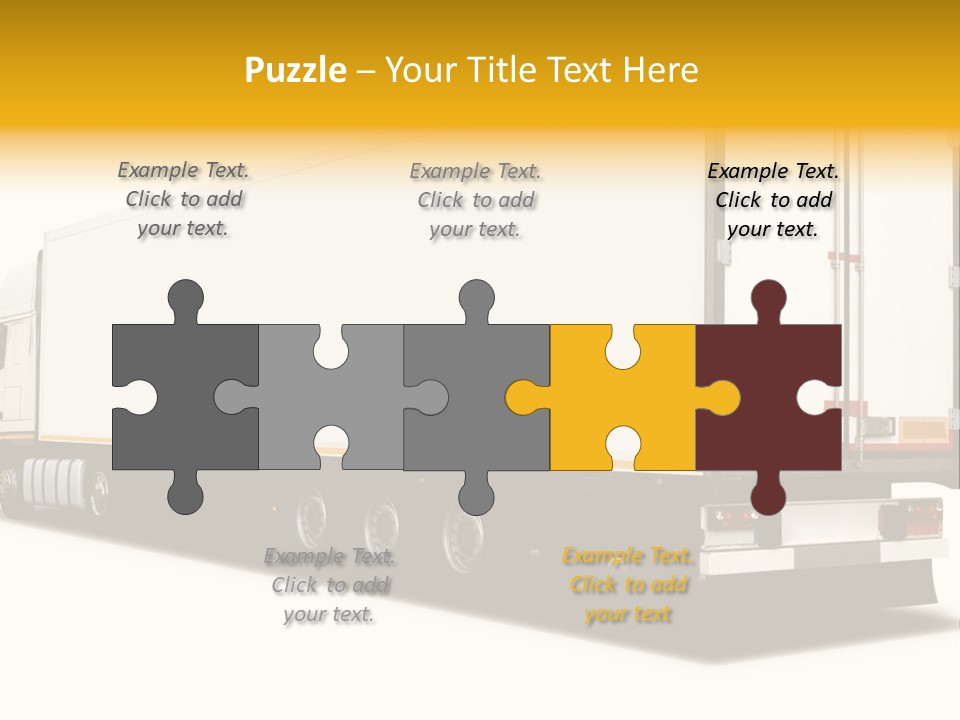 Auto Cargo Fast PowerPoint Template