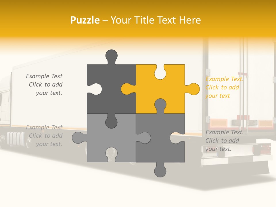 Auto Cargo Fast PowerPoint Template