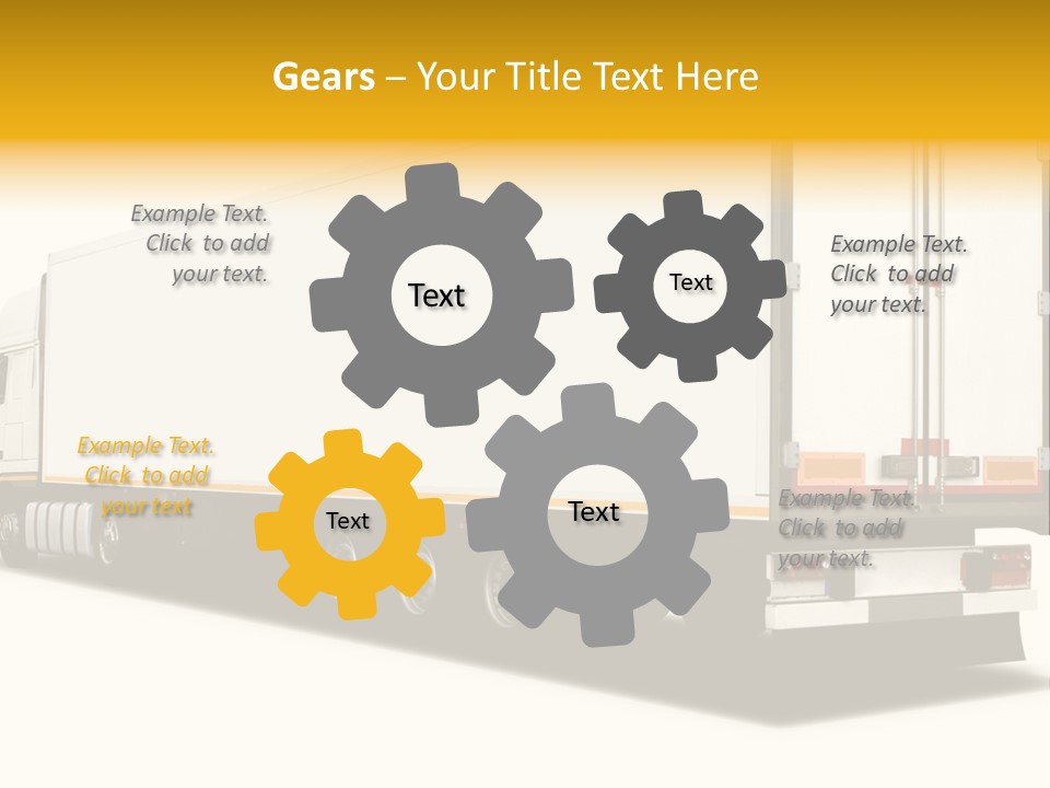 Auto Cargo Fast PowerPoint Template