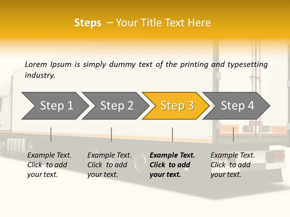 Auto Cargo Fast PowerPoint Template