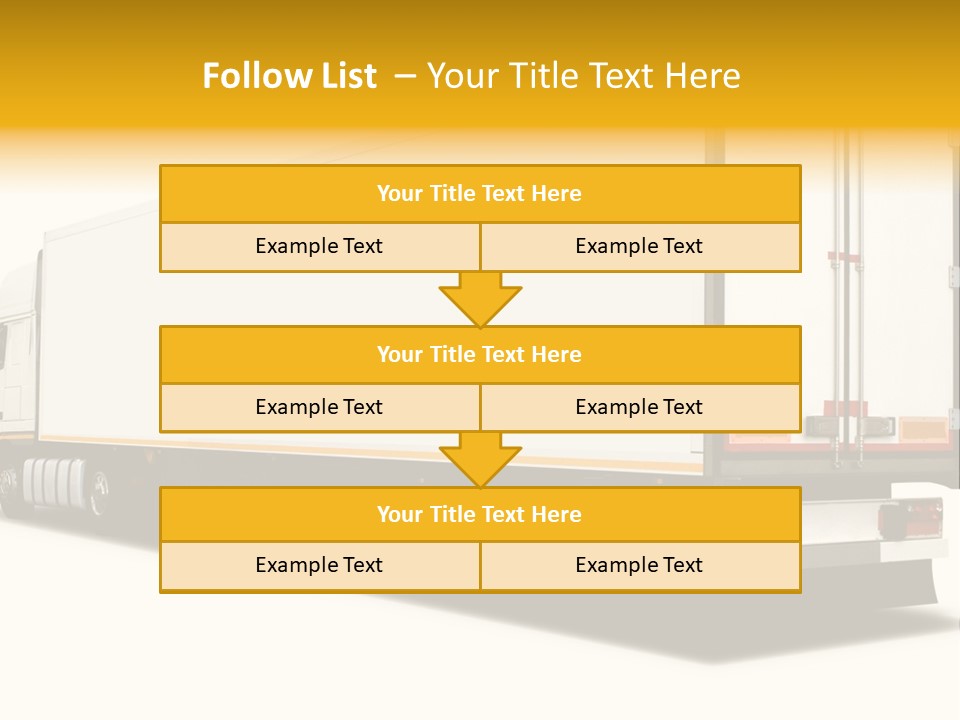 Auto Cargo Fast PowerPoint Template