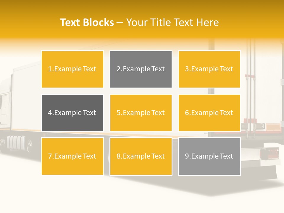 Auto Cargo Fast PowerPoint Template