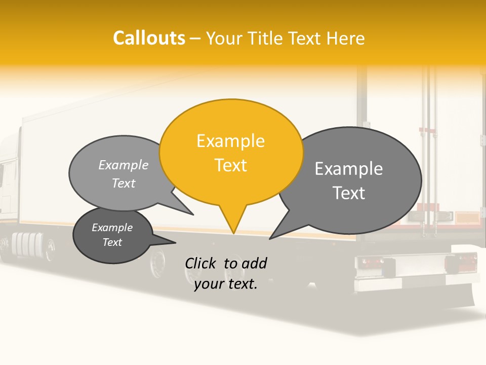 Auto Cargo Fast PowerPoint Template
