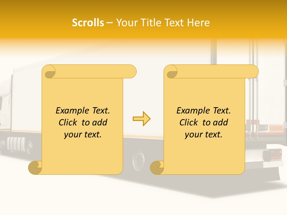 Auto Cargo Fast PowerPoint Template