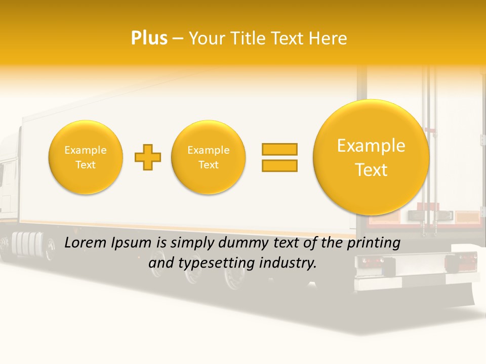Auto Cargo Fast PowerPoint Template