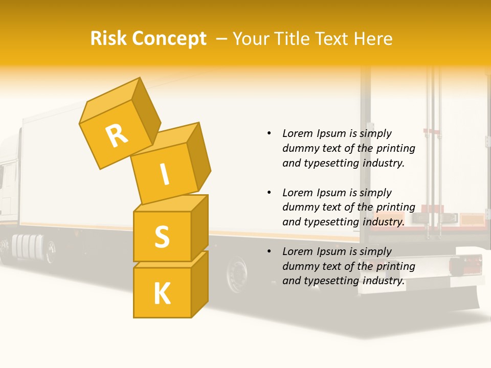 Auto Cargo Fast PowerPoint Template