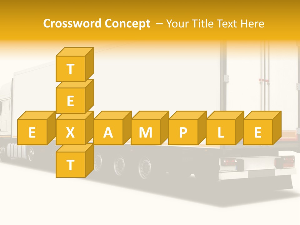 Auto Cargo Fast PowerPoint Template