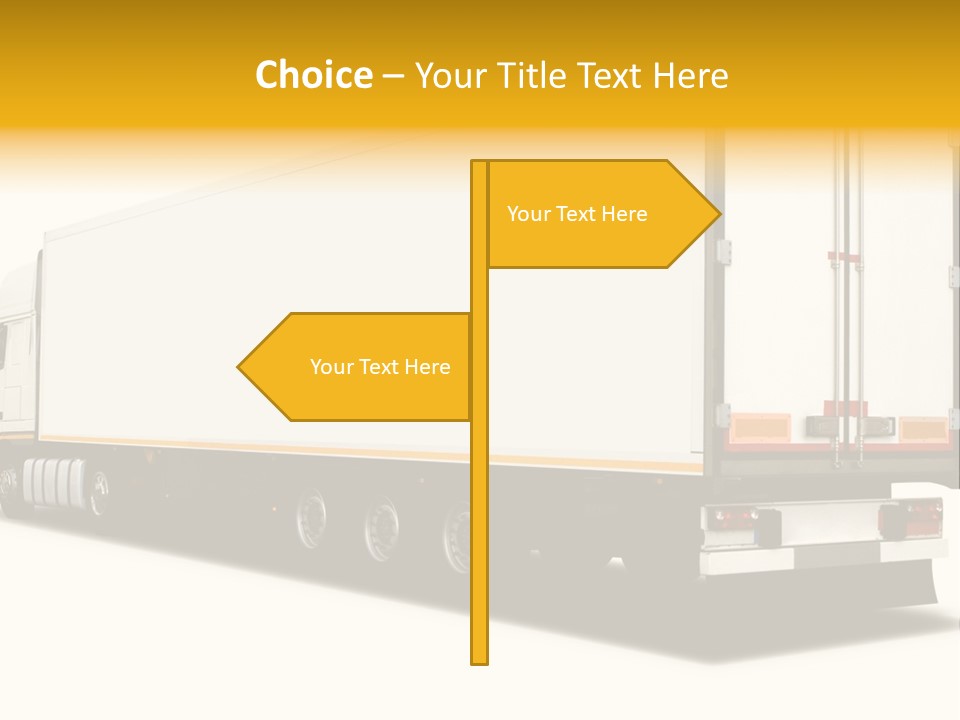 Auto Cargo Fast PowerPoint Template