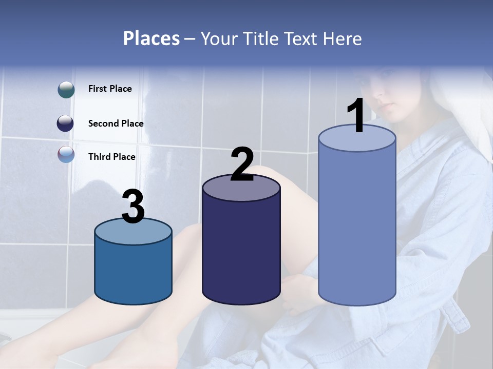 Beautiful Healthy Lady PowerPoint Template