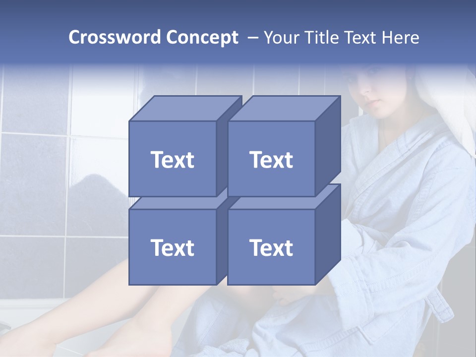 Beautiful Healthy Lady PowerPoint Template