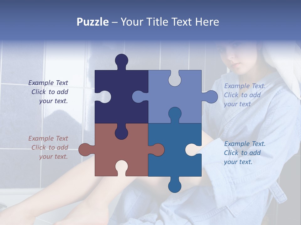 Beautiful Healthy Lady PowerPoint Template