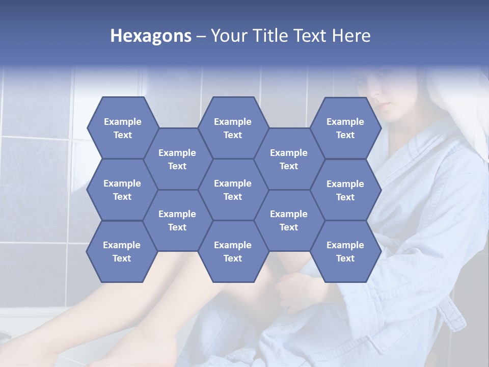 Beautiful Healthy Lady PowerPoint Template