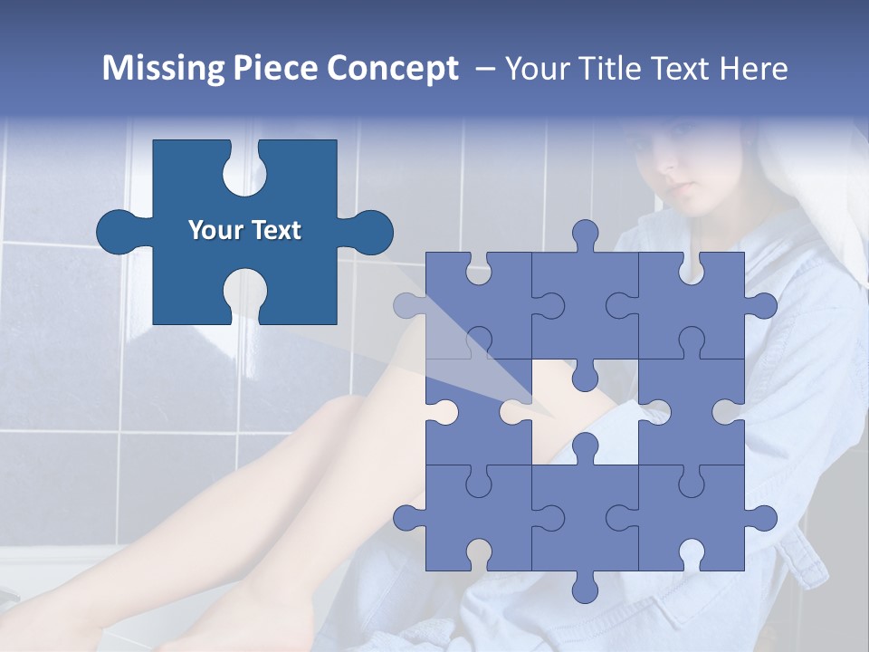 Beautiful Healthy Lady PowerPoint Template