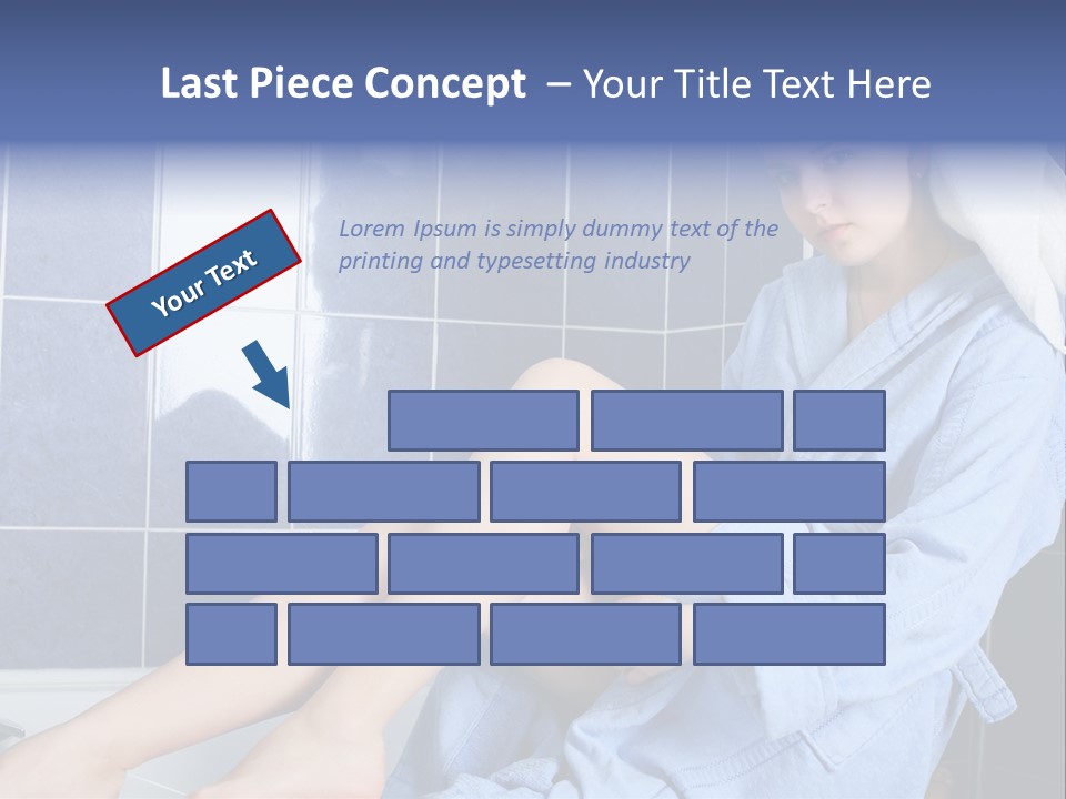 Beautiful Healthy Lady PowerPoint Template