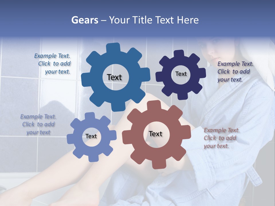 Beautiful Healthy Lady PowerPoint Template