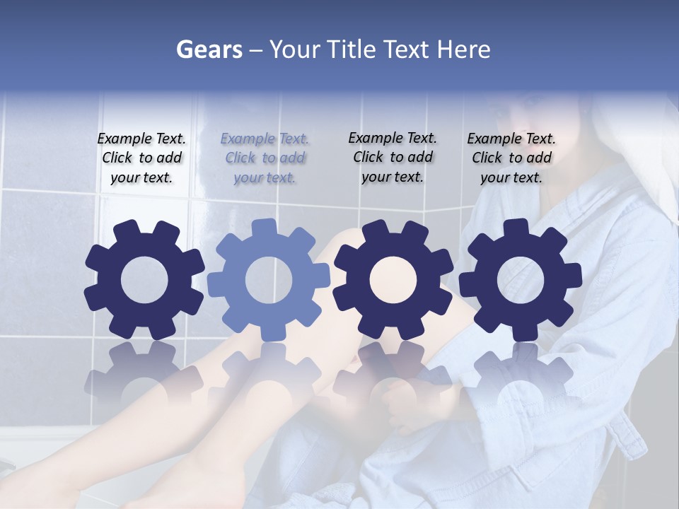 Beautiful Healthy Lady PowerPoint Template