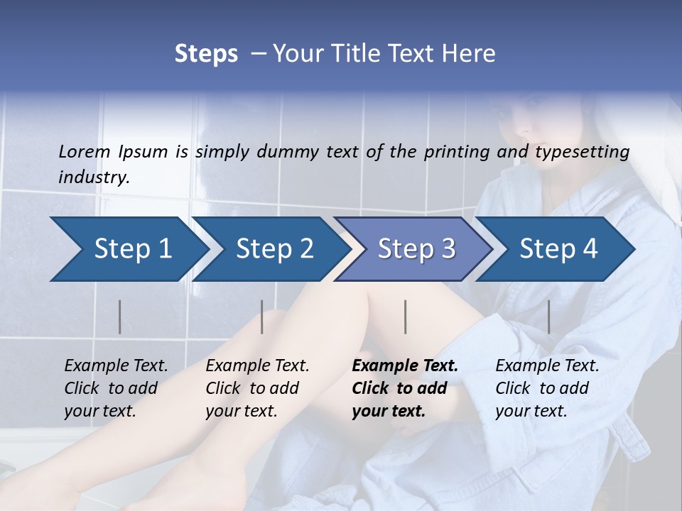 Beautiful Healthy Lady PowerPoint Template
