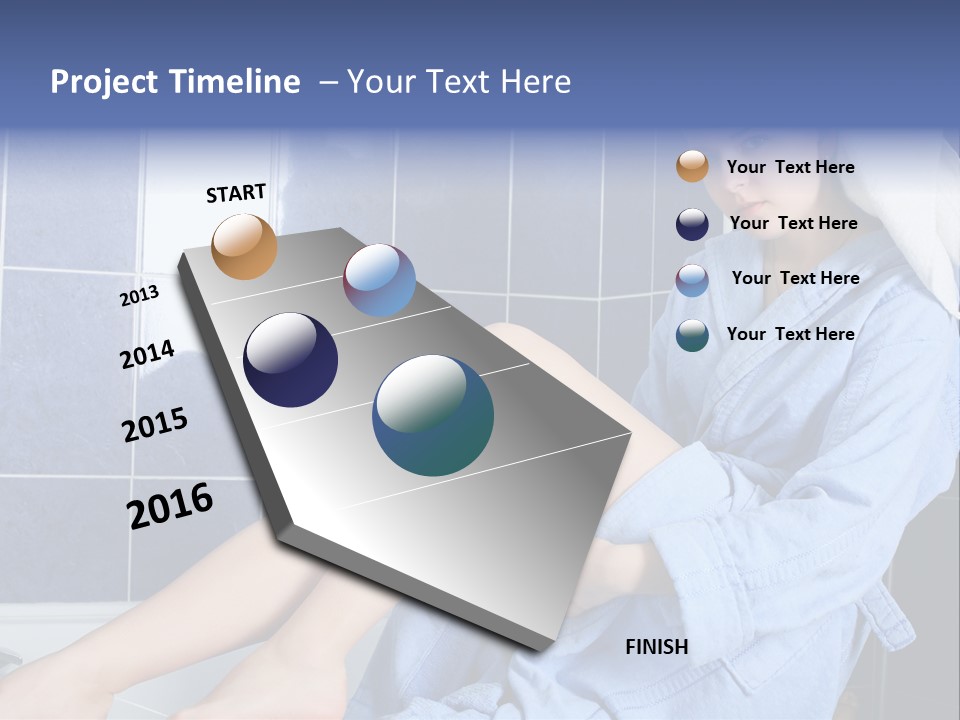 Beautiful Healthy Lady PowerPoint Template